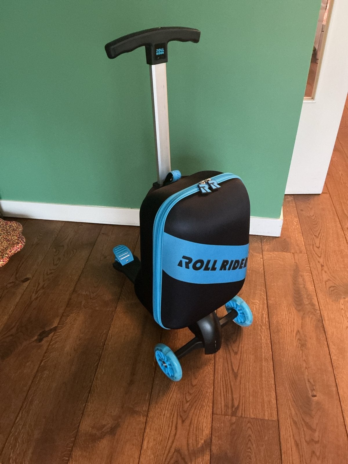 Roll Rider Step Koffer voor Kinderen - Zwart/Blauw, Ophalen, Zo goed als nieuw, Overige typen