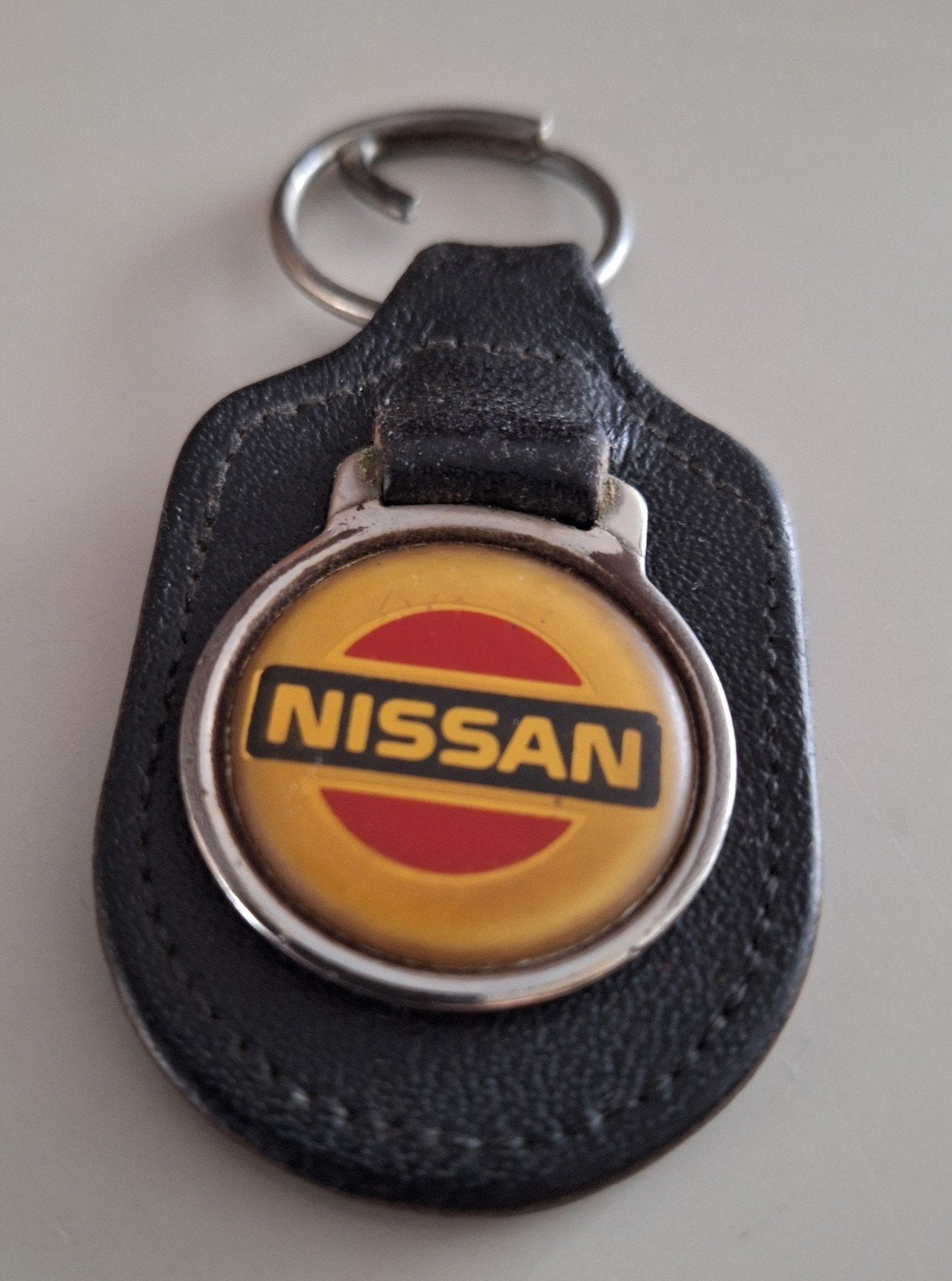 NISSAN sleutelhanger,  leder, Verzenden, Gebruikt, Merk