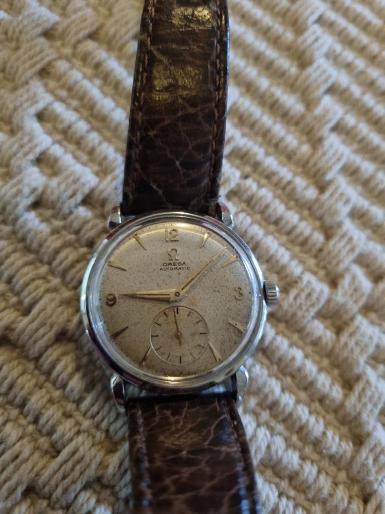 Vintage Omega Bumper Automatisch Horloge, Staal, Met bandje, Polshorloge, 1930 tot 1960
