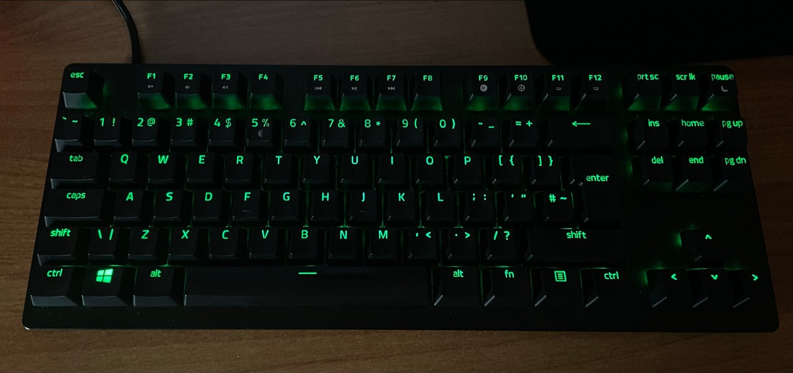 Razer Huntsman - Tournament Edition TKL, Gebruikt, Gaming toetsenbord, Ophalen of Verzenden, Qwerty
