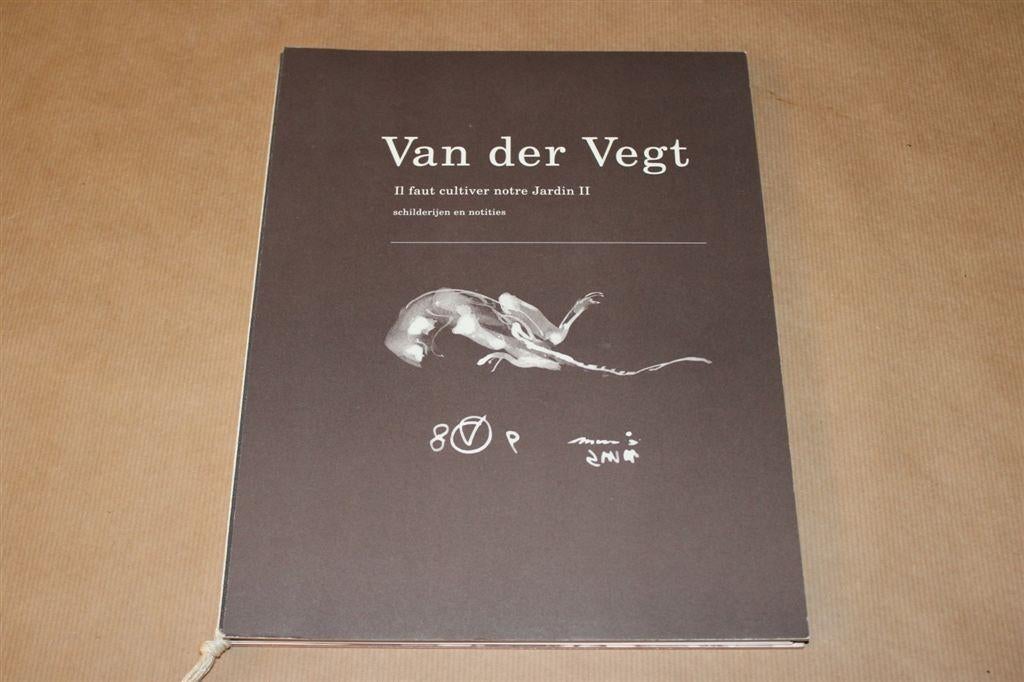Van der Vegt - Schiderijen en notities - met zeefdruk gesign, Ophalen of Verzenden, Zo goed als nieuw