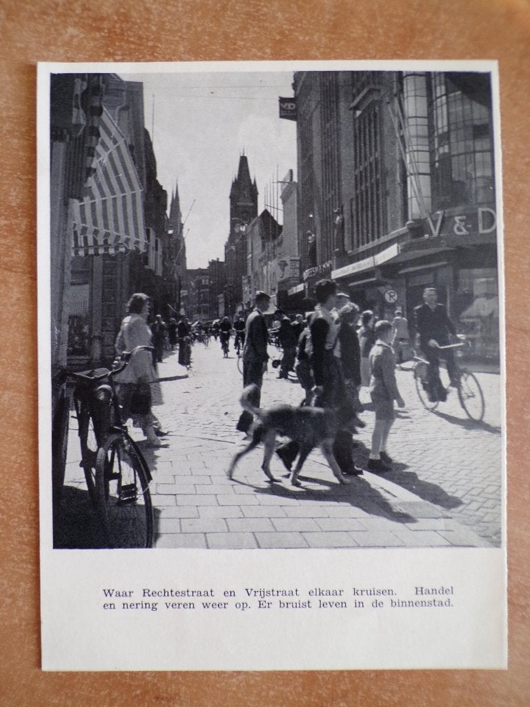 Eindhoven, losse pagina uit brochure, 1950, Martien Coppens, Gelezen, Ophalen of Verzenden, Martien Coppens, Overige onderwerpen