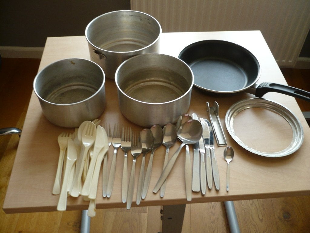 pannen set, Ophalen of Verzenden, Gebruikt