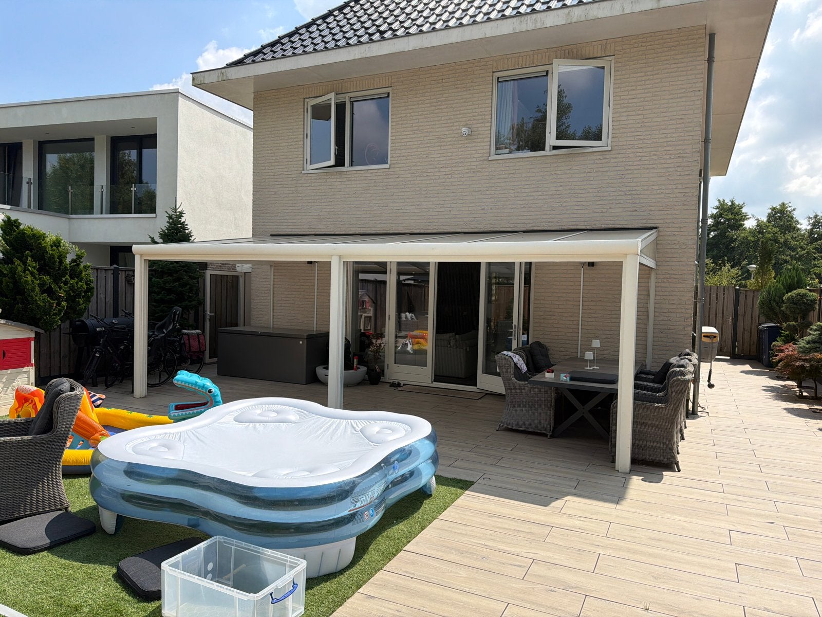 Moderne Veranda/Terrasoverkapping, Ophalen, Zo goed als nieuw, Veranda