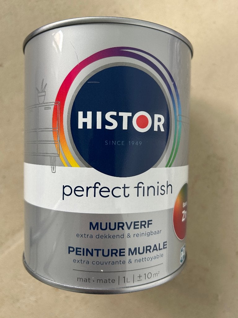 Gratis afhalen in Duitsland: Histor Perfect Finish muurverf, Doe-het-zelf en Verbouw, Ophalen, Bruin, Minder dan 5 liter, Verf