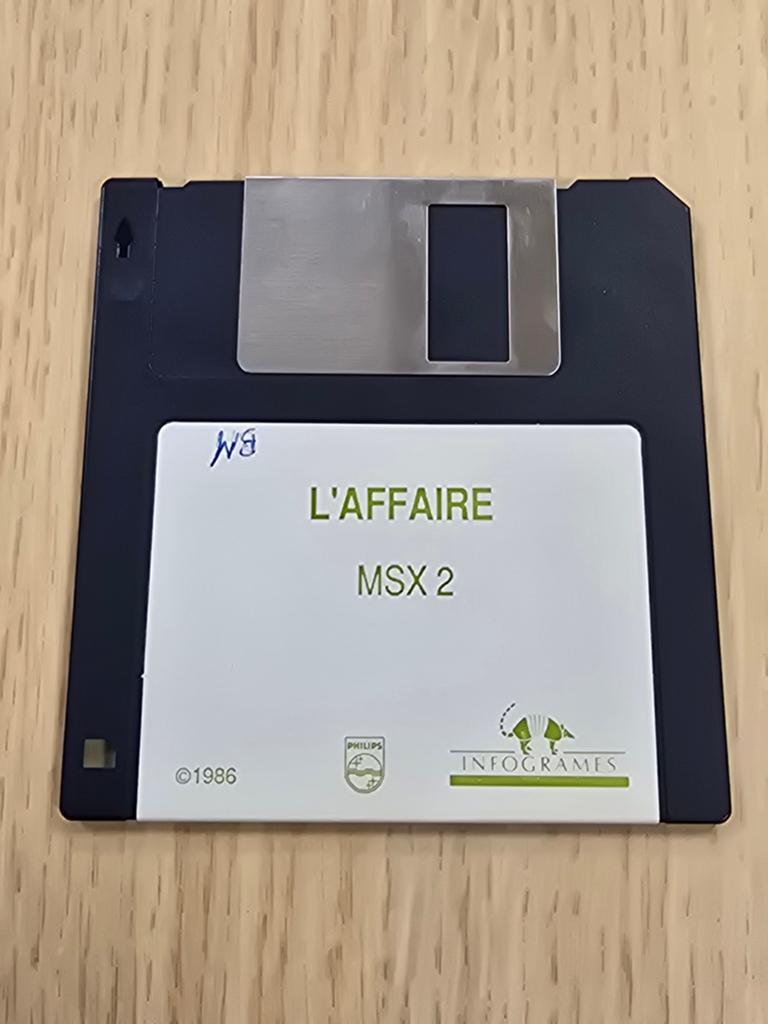 L'Affaire MSX2 Infogrames 1986 Philips - Vintage, 1 speler, Ophalen of Verzenden, Zo goed als nieuw, Role Playing Game (Rpg)