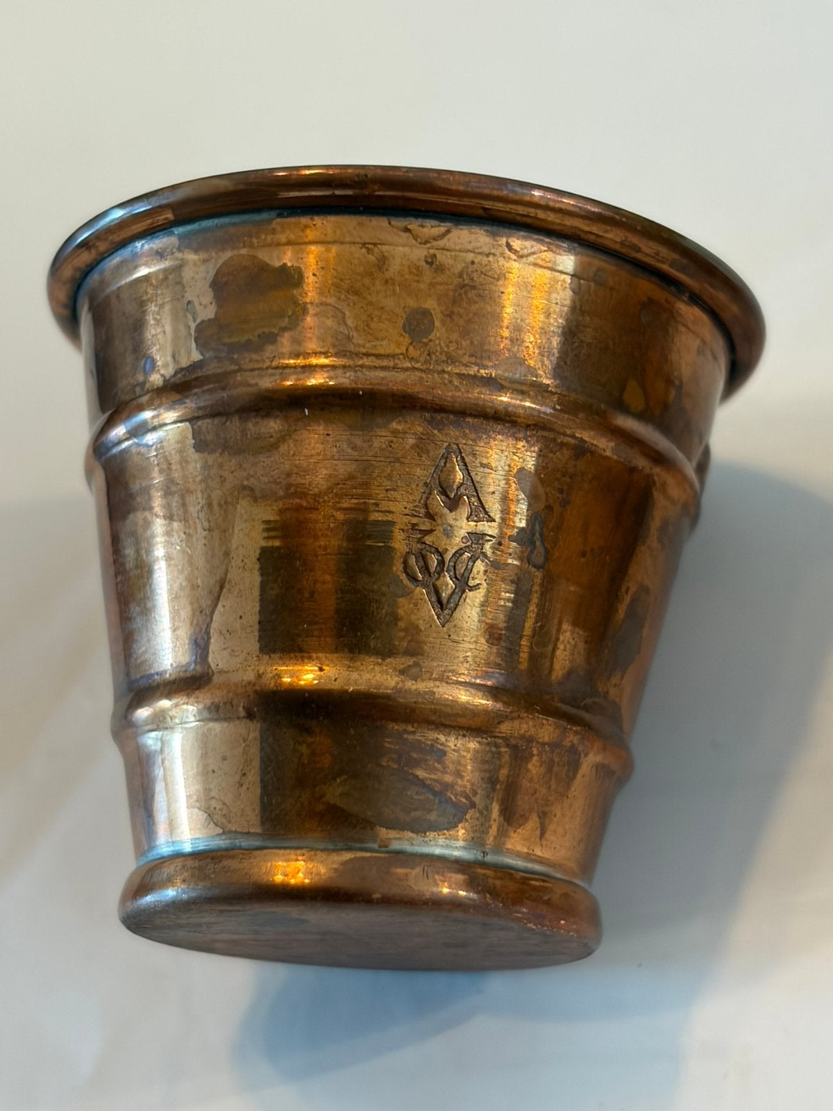 Antieke maatbekertjes VOC zilver of verguld?, Antiek en Kunst, Ophalen of Verzenden