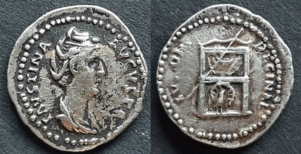 Naslag denarius Faustina, Postzegels en Munten, Munten | Europa | Niet-Euromunten, Verzenden, Overige landen