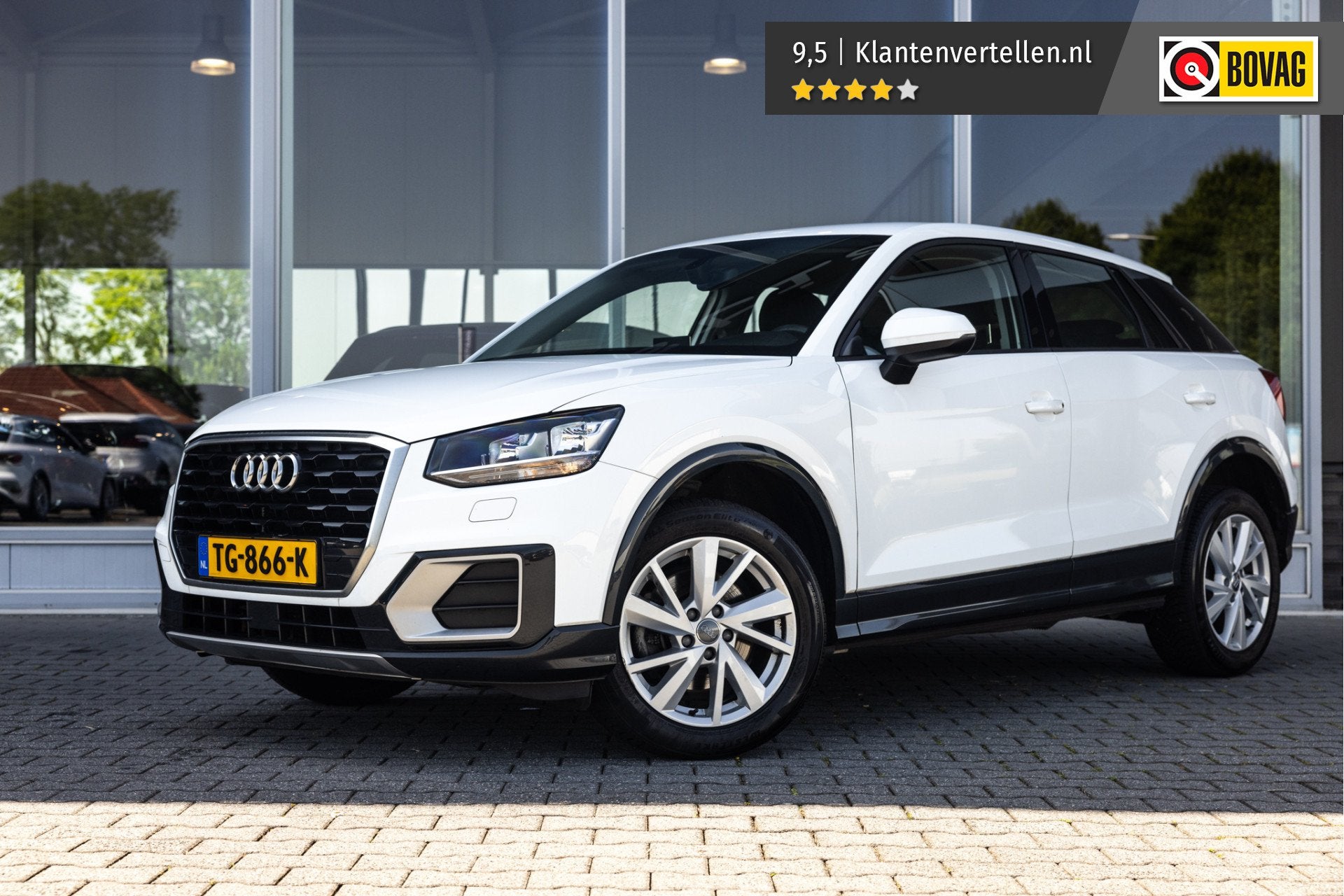 Audi Q2 1.0 TFSI Sport | NL Auto | Bluetooth (bj 2018), Auto's, 12 maanden, Stof, Gebruikt, 116 pk