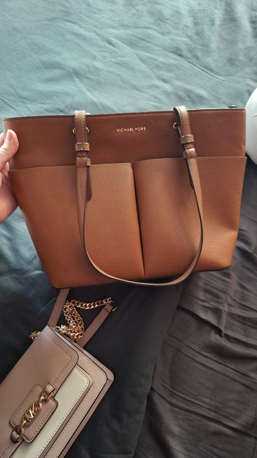Michael Kors Handtas - Bruin, Sieraden, Tassen en Uiterlijk, Tassen | Damestassen, Ophalen of Verzenden, Gebruikt, Bruin, Handtas