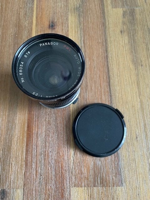 Panagor auto wide angle lens, Ophalen of Verzenden, Zo goed als nieuw, Groothoeklens