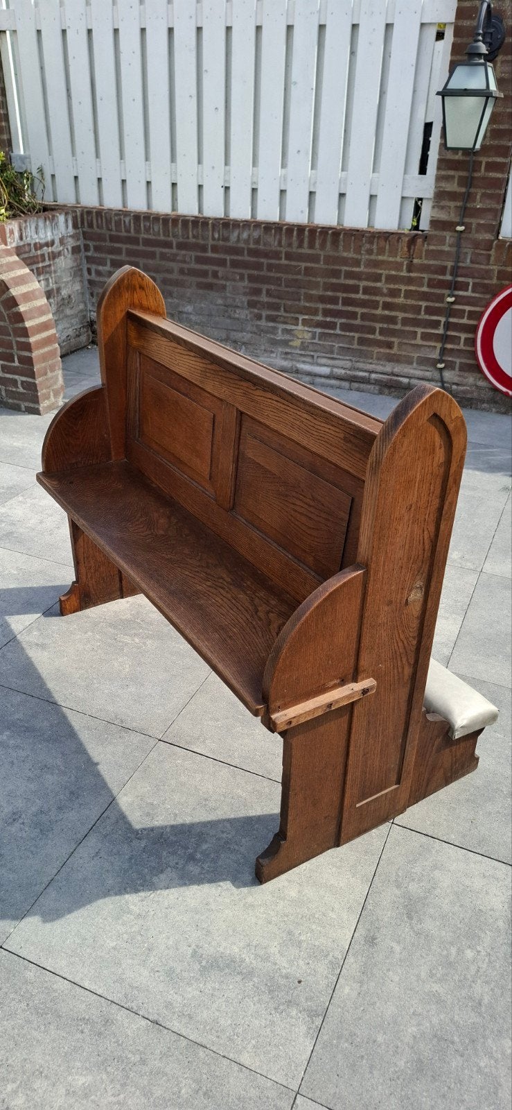 kerkbankje, Ophalen