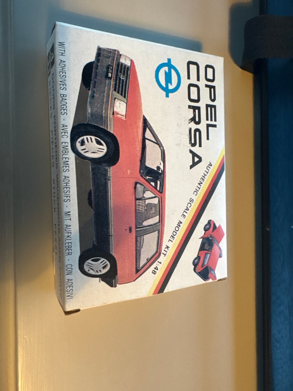 Compleet Opel Corsa schaalmodel kit 1:48 bouwpakket, Hobby en Vrije tijd, Overige merken, Auto, 1:32 tot 1:50, Nieuw