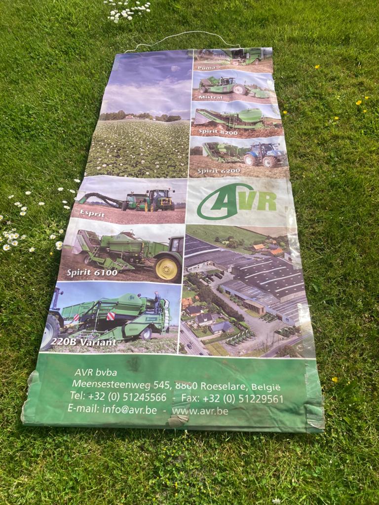 Banner, Ophalen, Zo goed als nieuw, Reclamebord