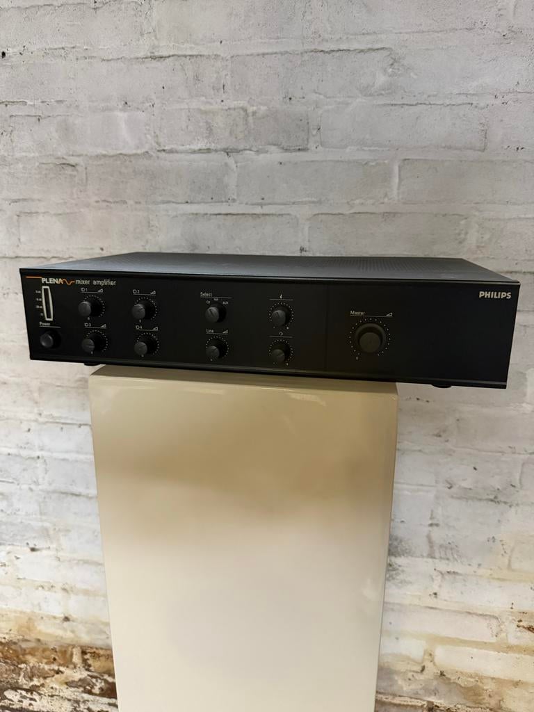 Philips Plena Mixer Versterker LBB 1906/00, Overige merken, Ophalen of Verzenden, 60 tot 120 watt, Gebruikt