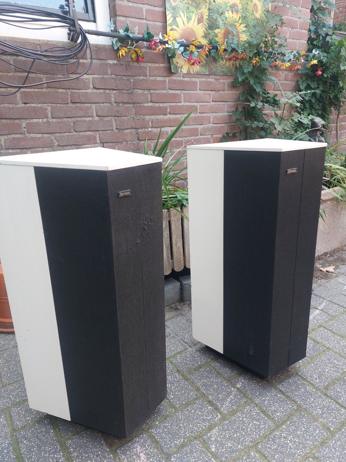 Goodmans Dimension 8 vintage speakers, Gebruikt, Goodmans, Minder dan 60 watt, Nvt