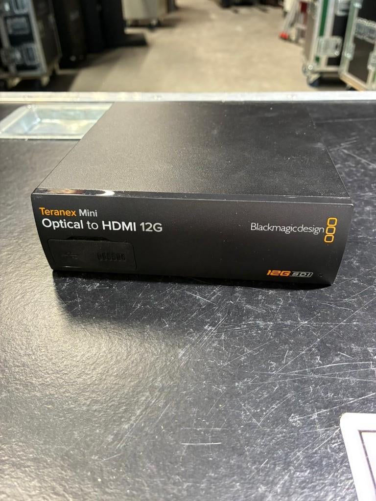Blackmagic Teranex Mini Optical to HDMI 12G, Ophalen of Verzenden, Zo goed als nieuw