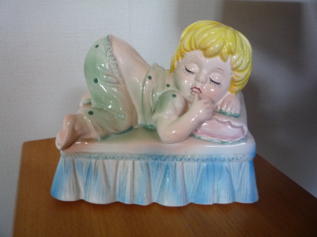 Franse brocante antieke retro spaarpot, Verzamelen, Spaarpotten, Ophalen of Verzenden, Gebruikt, Steen, Aardewerk of Keramiek