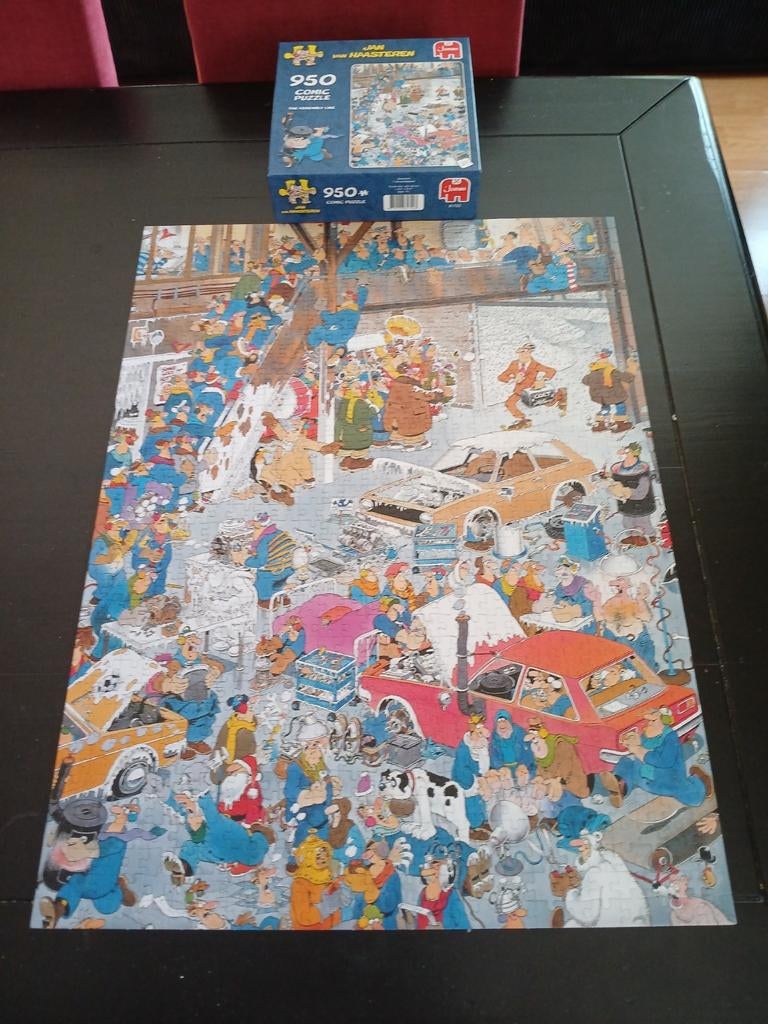 Jan van Haasteren the assembly line 950 stukjes, Ophalen, 500 t/m 1500 stukjes, Zo goed als nieuw, Legpuzzel