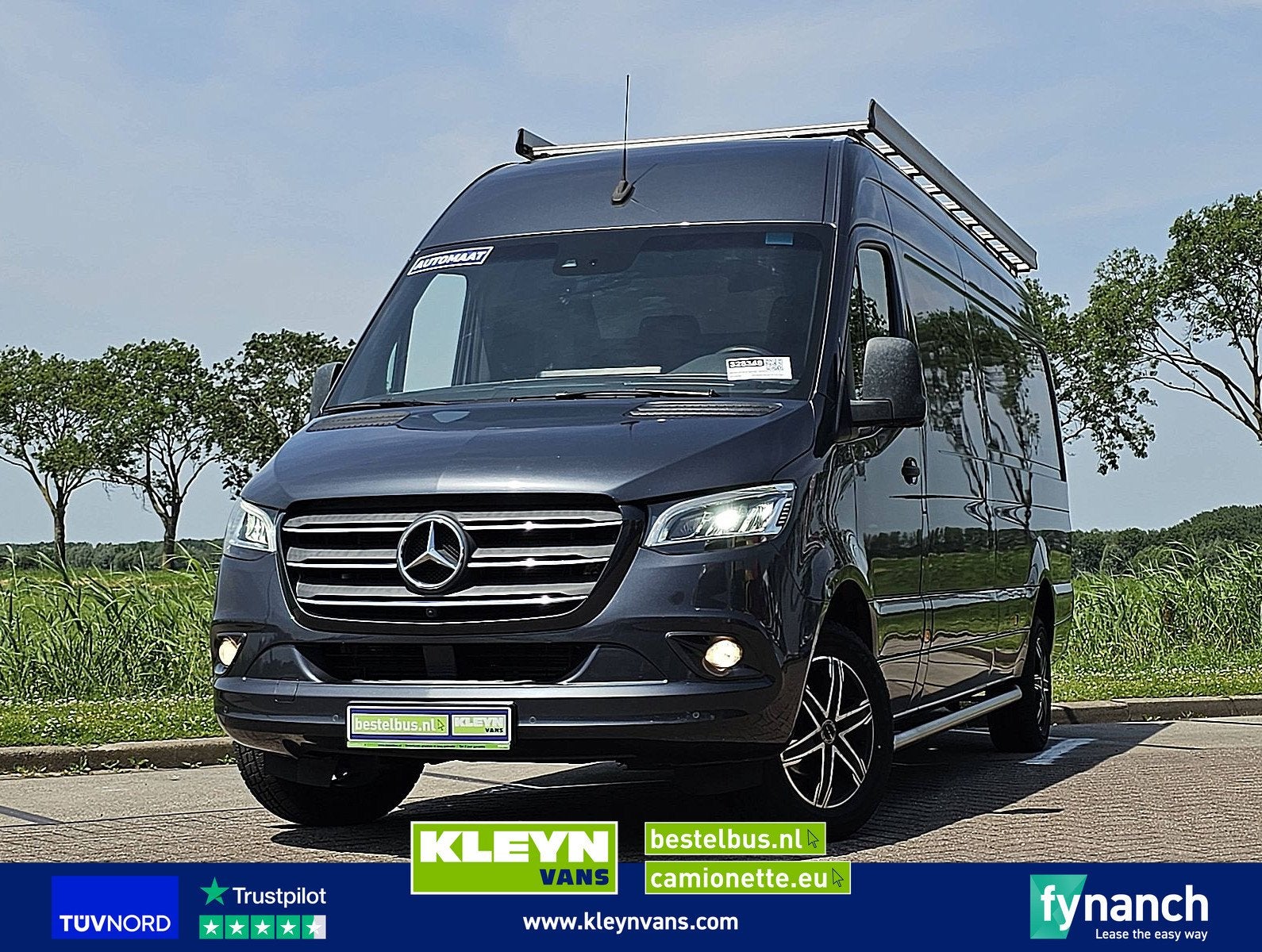 MERCEDES-BENZ SPRINTER 319 l3h2 v6 led 3.0ltr!, Auto's, Automaat, Gebruikt, Euro 6, 190 pk