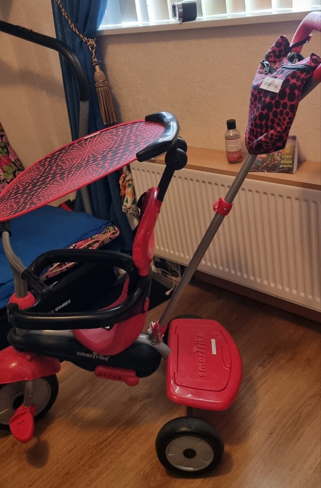 Smartrike driewieler duwstang met zonnescherm nieuw, Kinderen en Baby's, Ophalen, Gebruikt
