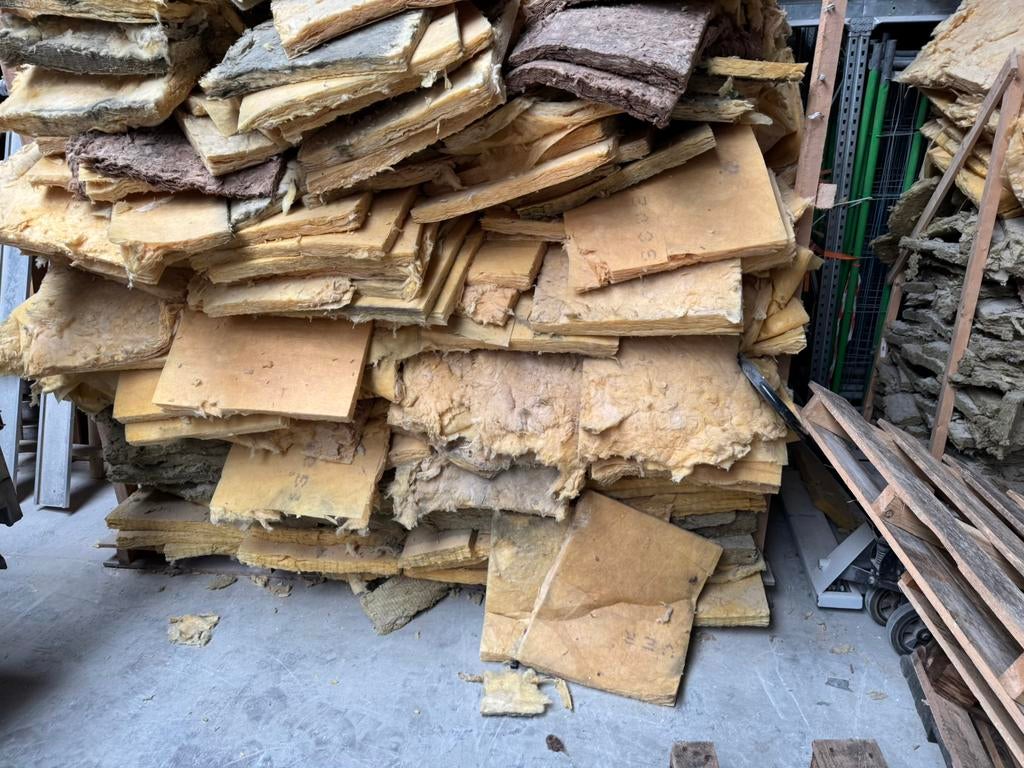 Bijna gratis isolatiemateriaal, Ophalen, Minder dan 25 mm, Zo goed als nieuw, Pallet