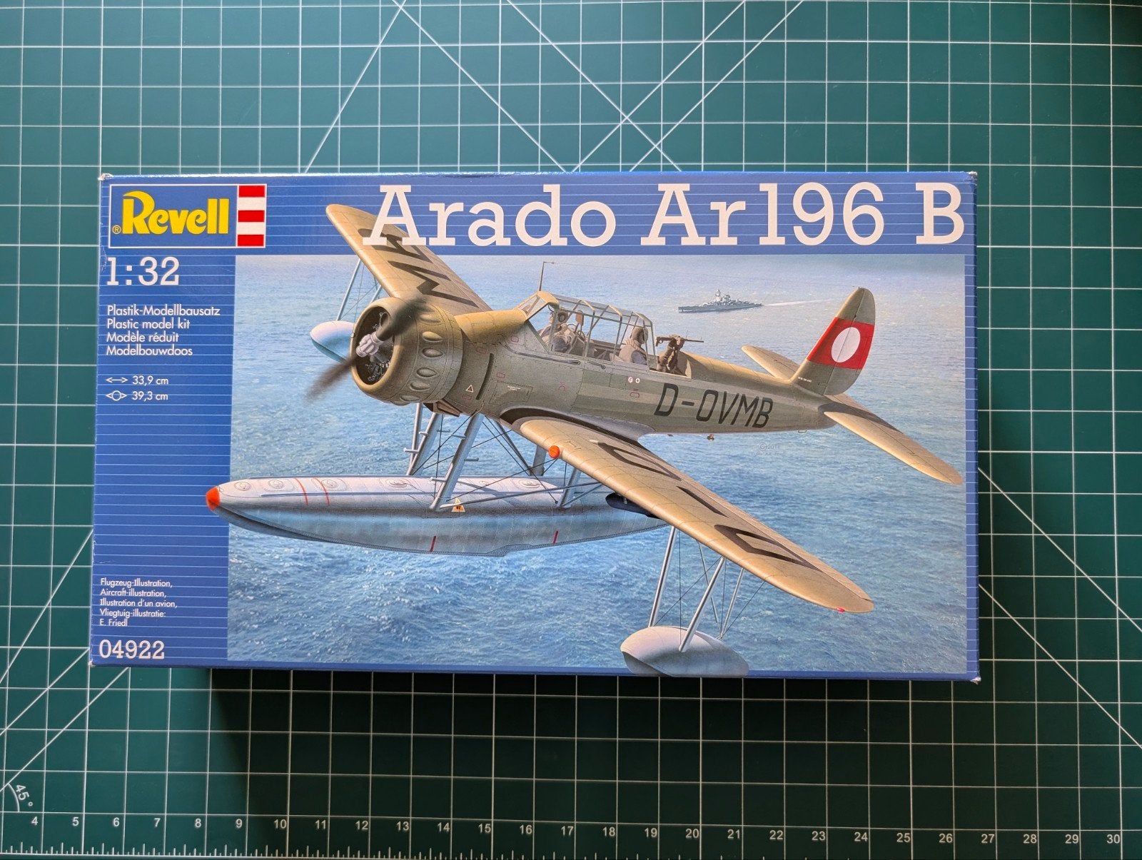 Revell Arado Ar196 B 1:32 Modelbouwkit Vliegtuig, Hobby en Vrije tijd, Modelbouw | Vliegtuigen en Helikopters, Revell, Nieuw, Ophalen of Verzenden