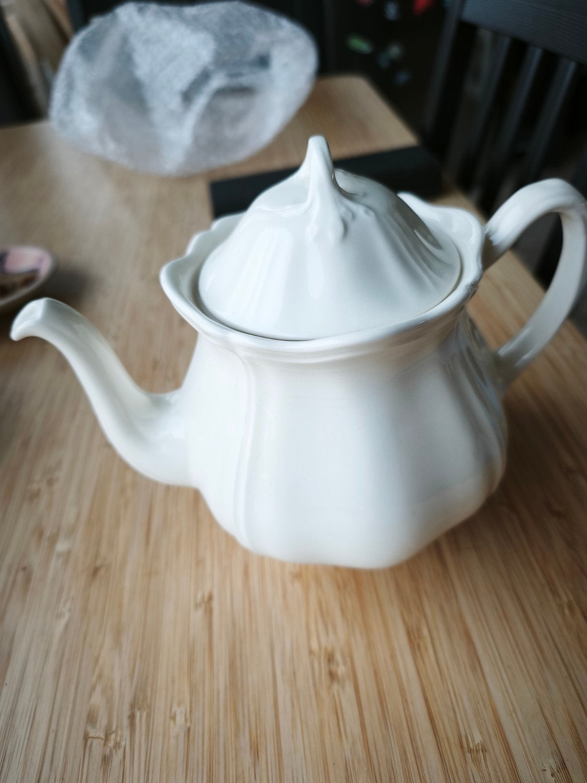 Wedgwood Queen's Plain Theepot - Nieuwstaat, Nieuw, Ophalen of Verzenden, Theepot, Wedgwood
