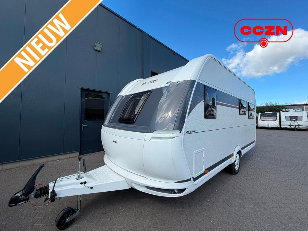 Hobby De Luxe 460 UFE Model 2027 en 1500 kg as!, Rondzit, Hobby, Schokbreker, Bedrijf