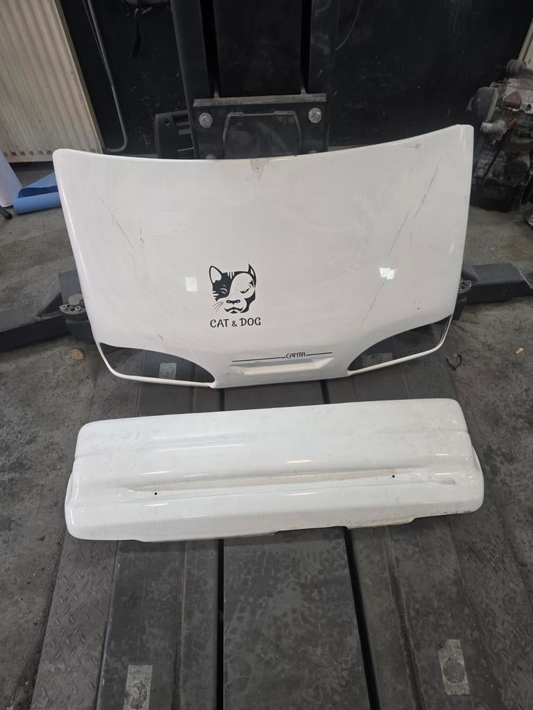 Canta LX motorkap en bumper wit, Auto-onderdelen, Gebruikt, Ophalen of Verzenden, Motorkap, Voor