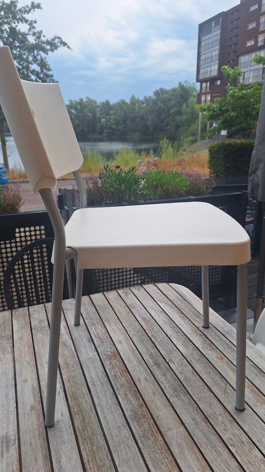 Ikea stoelen, Ophalen, Gebruikt, Wit, Twee