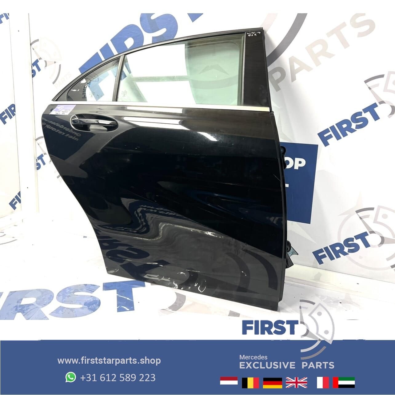 W176 DEUR RECHTS ACHTER A Klasse 2013-2018 PORTIER COMPLEET, Auto-onderdelen, Carrosserie en Plaatwerk, Gebruikt, -, Deur, Achter