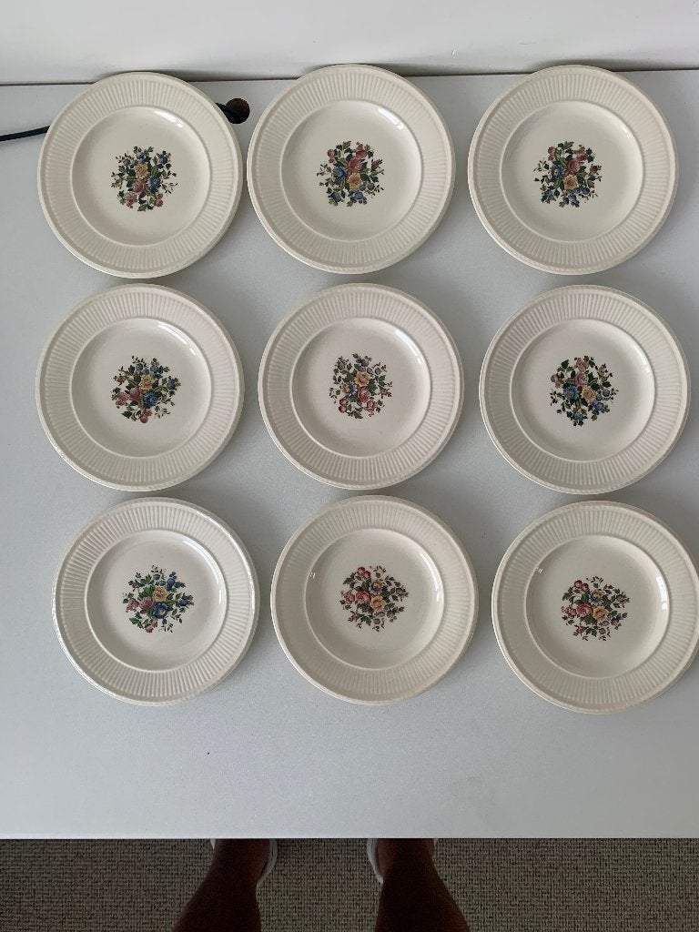 Wedgwood Conway gebaksbordjes, Ophalen, Gebruikt, Klassiek, Bord(en)