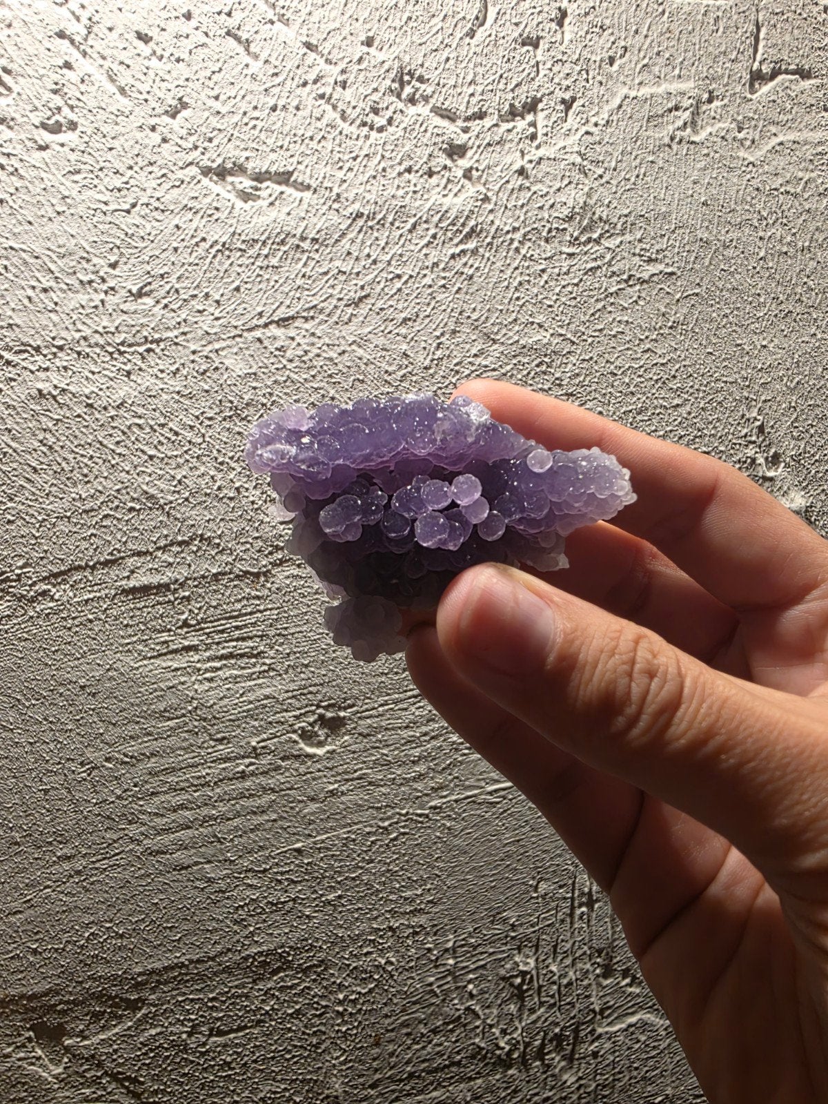 Paarse druifagaat / Grape Agate Indonesië – 81 gram, Ophalen of Verzenden