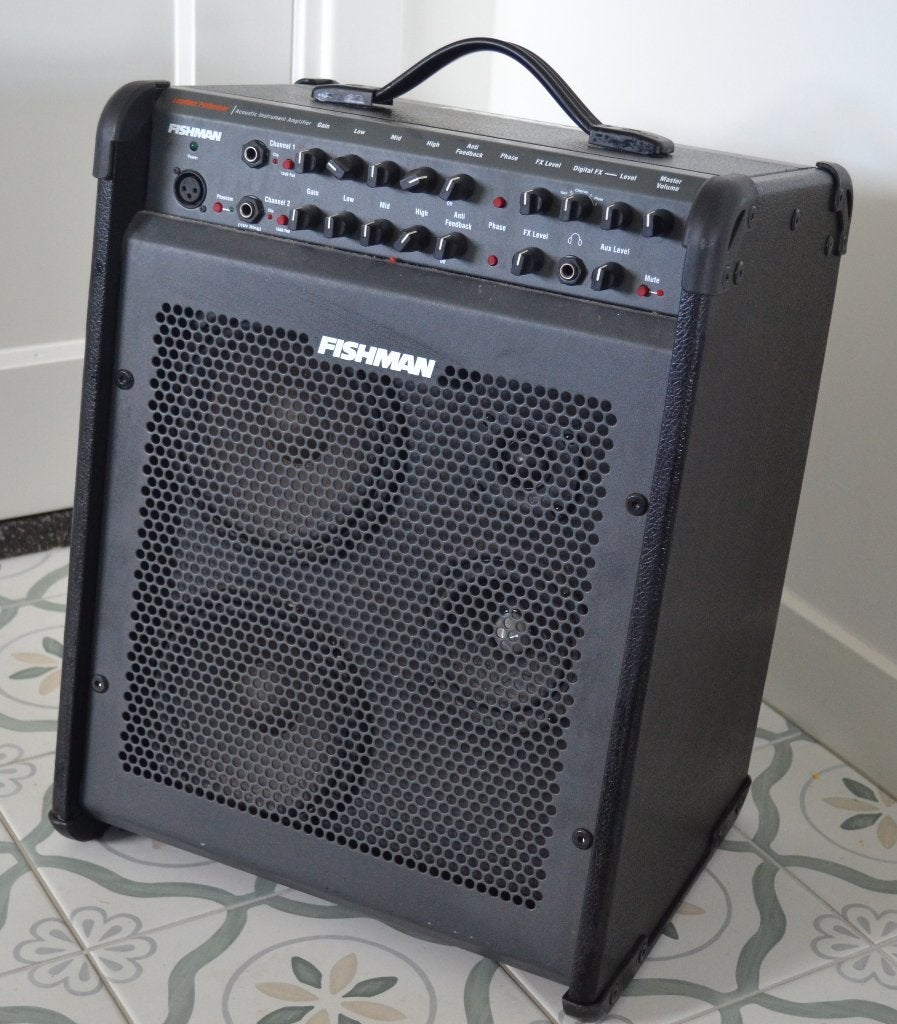 Fishman Acoustic Instrument Versterker, juweeltje met power!, Ophalen, Zo goed als nieuw, Gitaar, 100 watt of meer