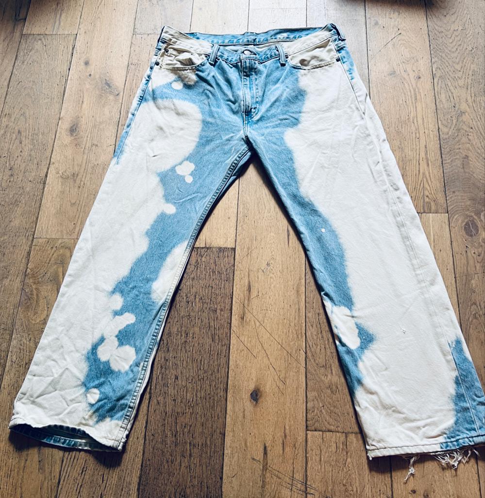 Levis broek, Ophalen of Verzenden, Gedragen, Blauw, W36 - W38 (confectie 52/54)