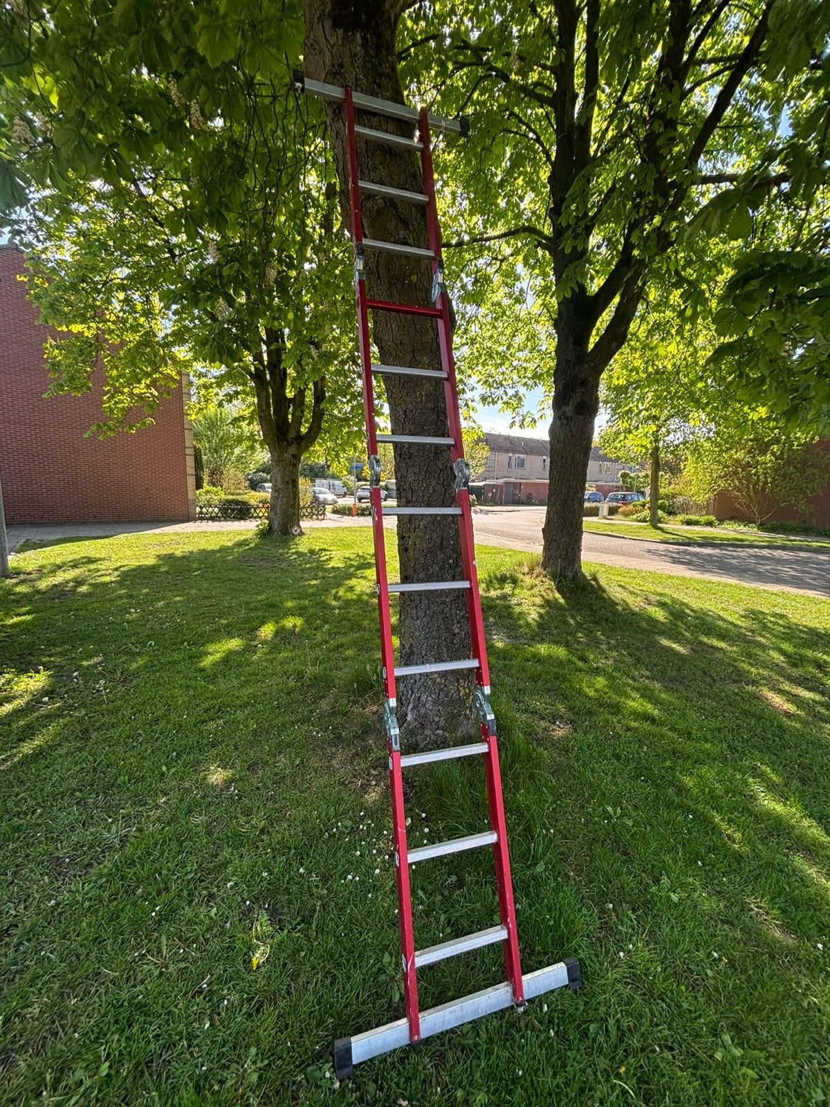 Altrex trap, Doe-het-zelf en Verbouw, Ladders en Trappen, Ophalen, Zo goed als nieuw, Ladder, Opvouwbaar of Inschuifbaar