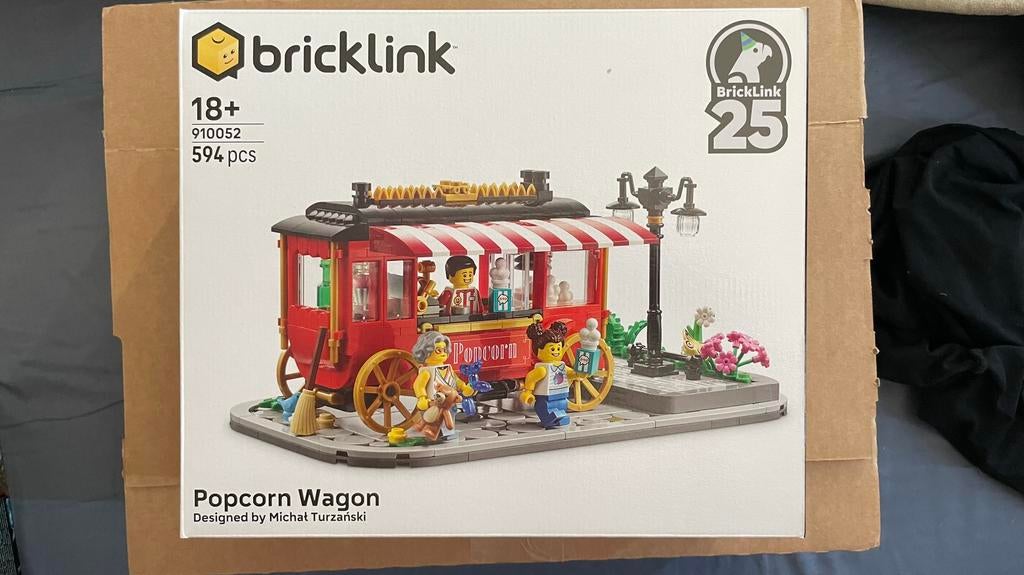 LEGO BrickLink Popcornwagen 910052 ONGEOPEND, Ophalen of Verzenden, Nieuw, Complete set, Lego