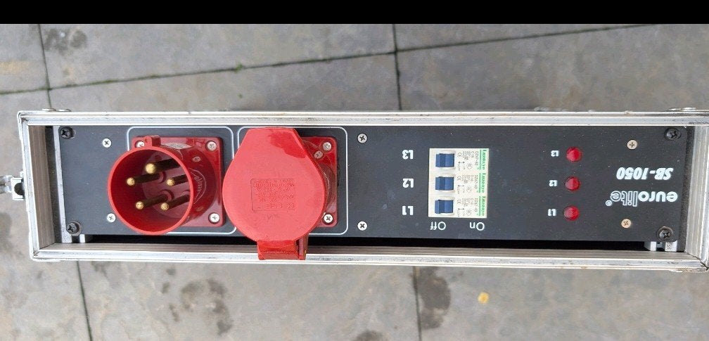 Krachtstroom verdeler in flightcase, Ophalen of Verzenden, Gebruikt, Overige typen
