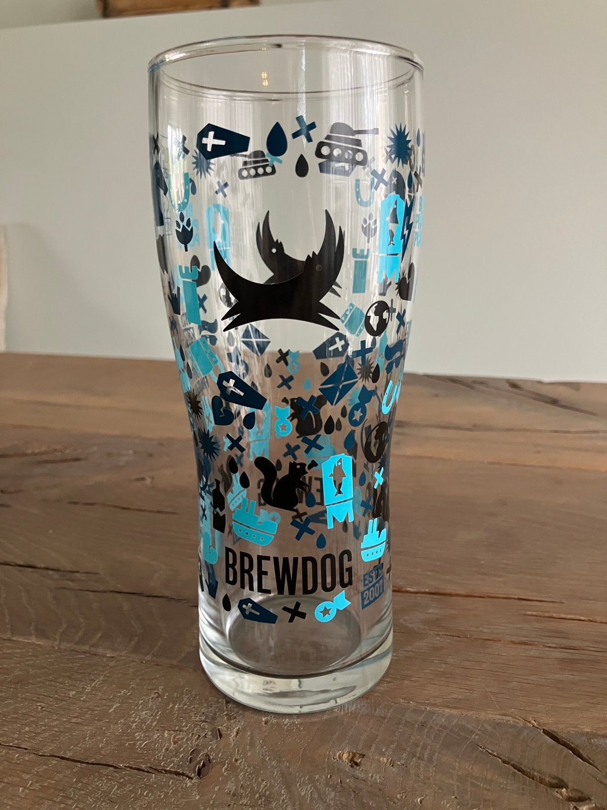 Brewdog bierglas (pint), Ophalen of Verzenden, Zo goed als nieuw, Glas of Glazen, Overige merken