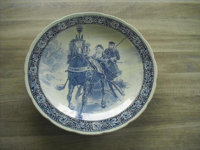 delftsblauw bord nr 4, Antiek en Kunst, Ophalen of Verzenden