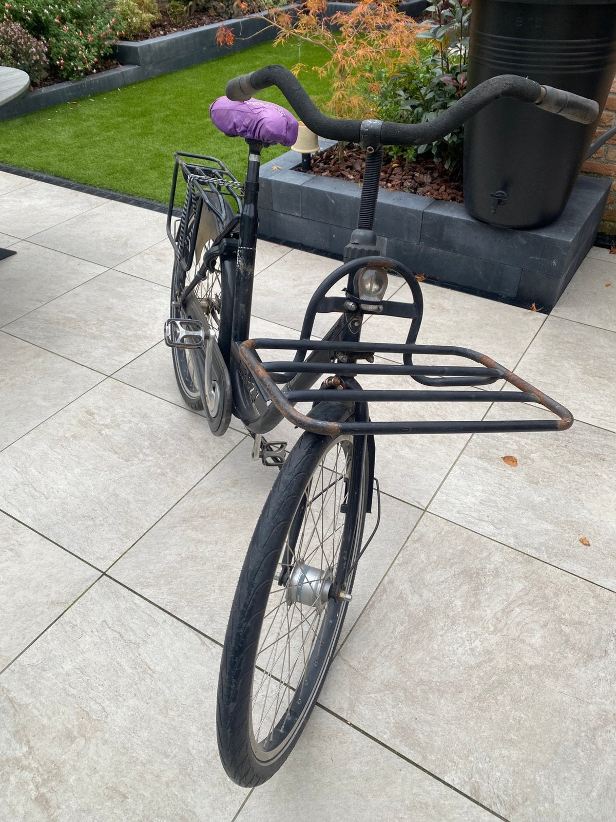 Te Koop: zwarte batavus fiets, Ophalen, Batavus, Minder dan 10 versnellingen, Terugtraprem
