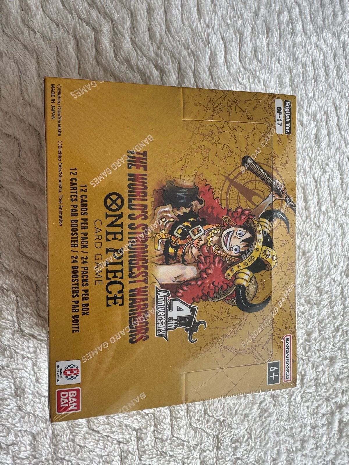 One Piece Card Game OP-07 Boosterbox Engels Nieuw, Ophalen, Nieuw, Boosterbox