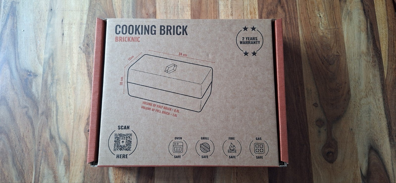 Nieuw! Bricknic Cooking Brick Original - Natuurlijk, Ophalen, Nieuw