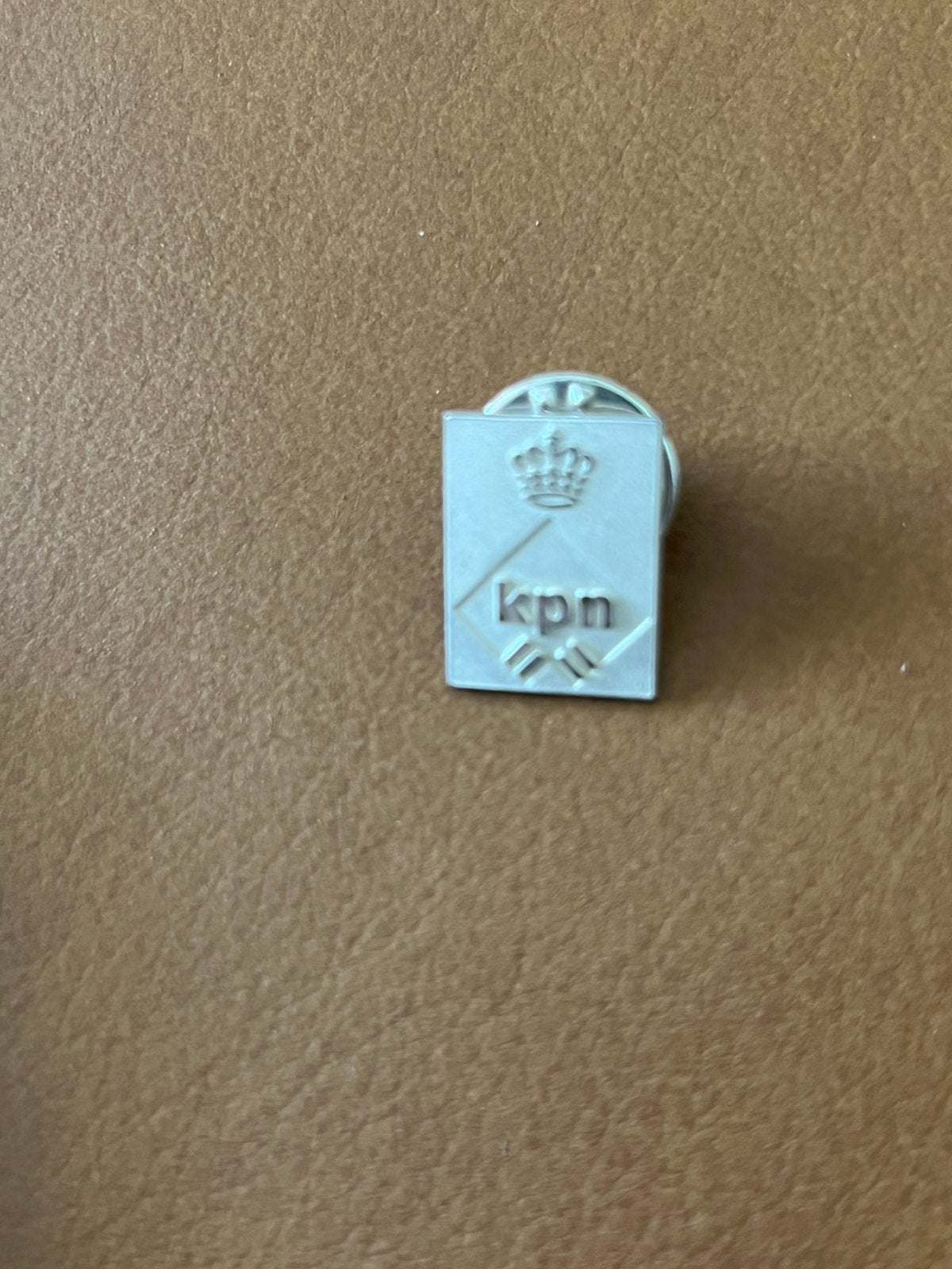 Zilveren pin van de kpn, Ophalen, Zilver