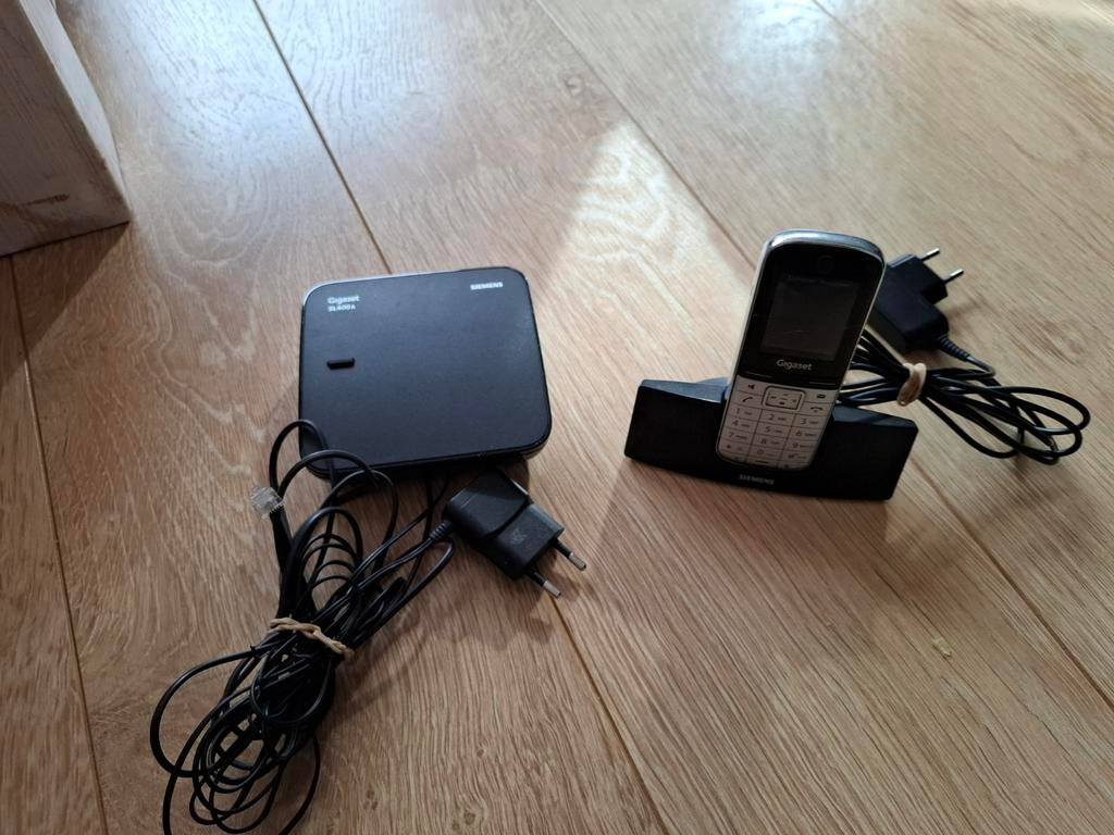 Siemens Gigaset SL400A draadloze telefoon met basisstation, Ophalen of Verzenden, Gebruikt, 1 handset