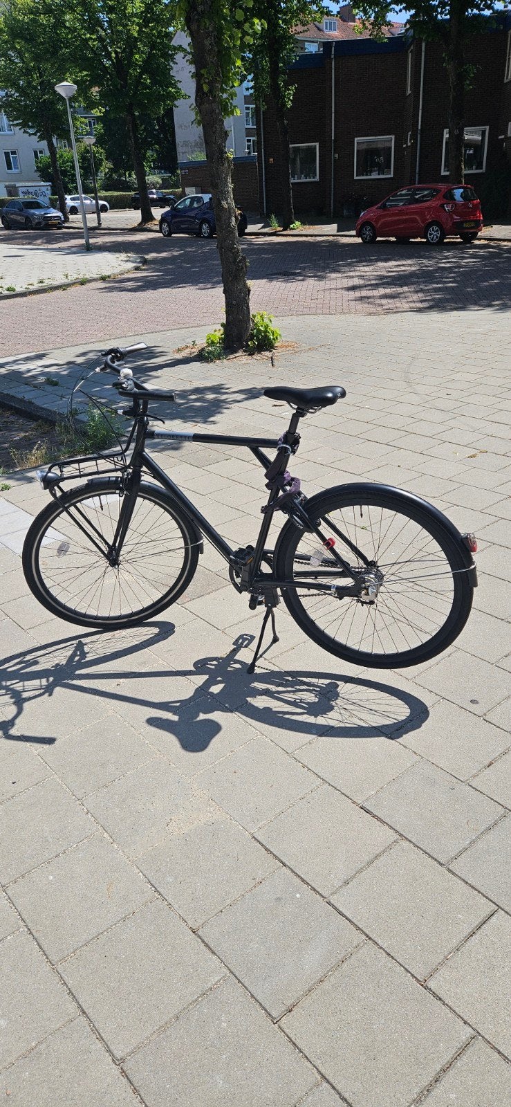 Zwarte Veloretti Cafechaser fiets met accessoires, Fietsen en Brommers, 56 cm of meer, Ophalen, Overige merken
