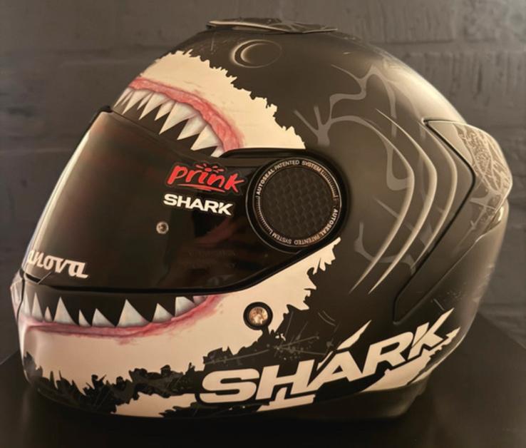 Shark Spartan Jorge Lorenzo White Shark helm S, Heren, Shark, Ophalen of Verzenden, Integraalhelm