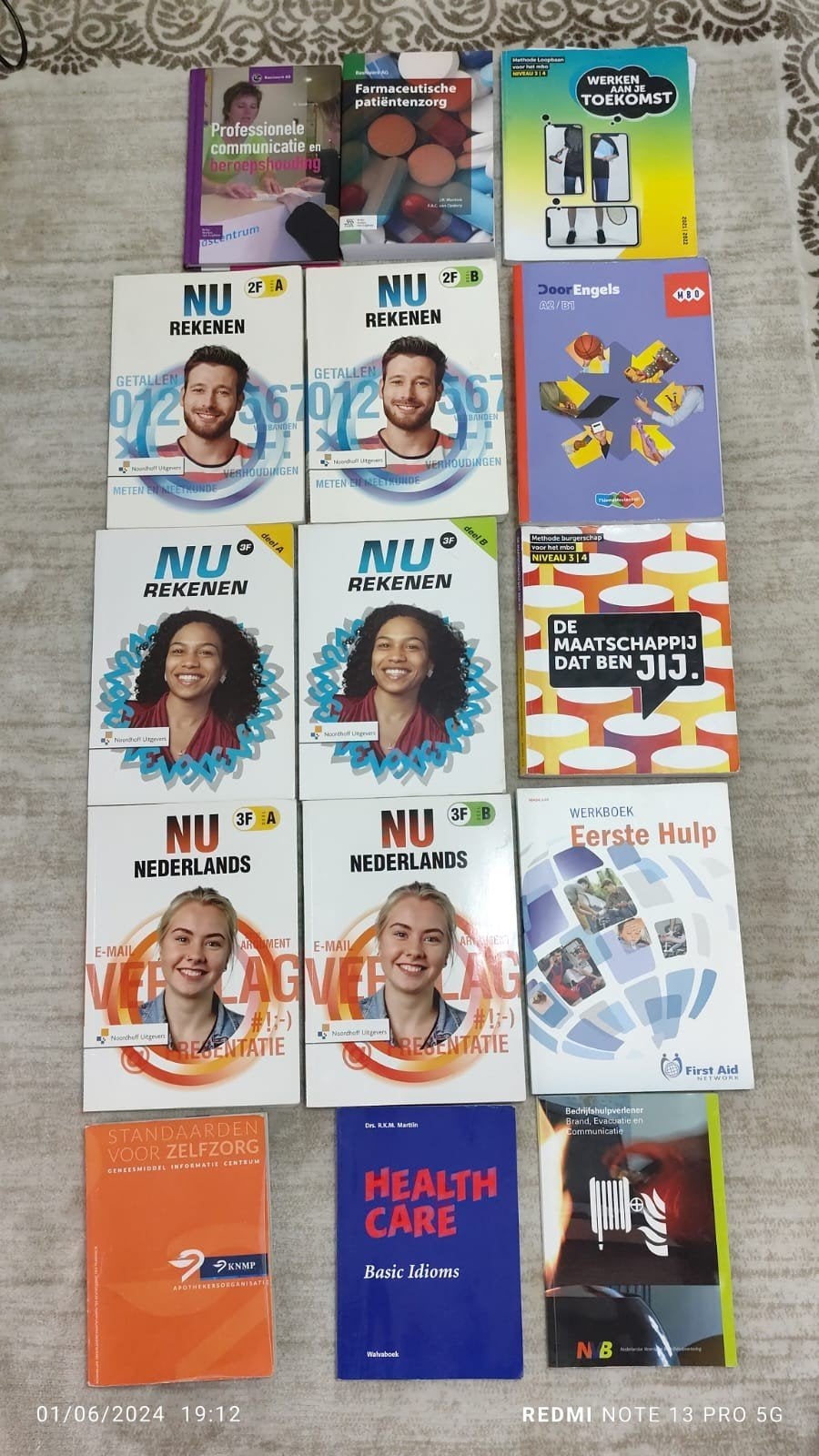 Diverse schoolboeken: Rekenen/Nederlands, Engels, Maatschapp, Boeken, Ophalen of Verzenden, Zo goed als nieuw, VMBO, Nederlands