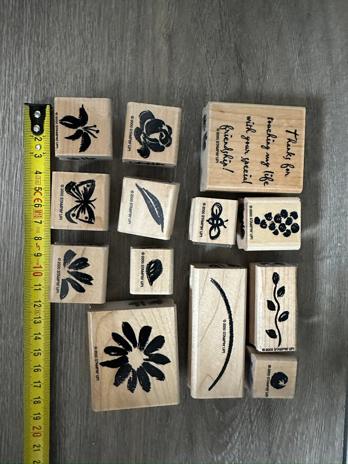 Stampin’ Up! Watercolor Garden, Ophalen of Verzenden, Zo goed als nieuw, Houten stempel